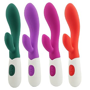 VIBRADOR DE PONTO G E CLITÓRIS 2 SI