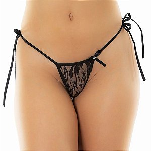 CALCINHA TANGA APRESSADINHA COM AMARRAÇÃO