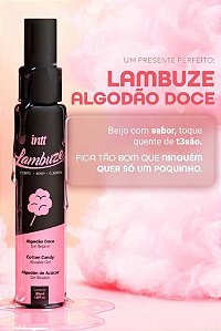 GEL BEIJAVEL COM EFEITO QUENTE ALGODÃO DOCE LAMBUZE 55ML INTT