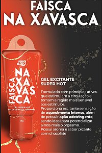 GEL FUNCIONAL SUPER HOT BEIJÁVEL FAISCA NA XAVASCA 18G PEPPER BLEND