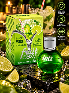 GEL BEIJÁVEL PARA ORAL FRUIT SEXY CAIPIRINHA 40ML INTT