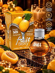GEL BEIJÁVEL PARA ORAL FRUIT SEXY AMARULA 40ML INTT