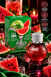 GEL BEIJÁVEL PARA ORAL FRUIT SEXY MELÂNCIA 40ML INTT