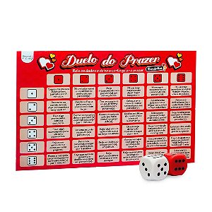 JOGO DE TABULEIRO DUELO DO PRAZER ROMÂNTICO