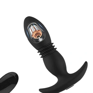 PLUG ANAL COM VIBRADOR VAI E VEM SI