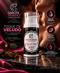 GEL SILICONADO TOQUE DE VELUDO SOUSENCE 30G GAROTA VENENO