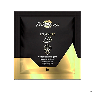 GEL FUNCIONAL FEMININO BEIJÁVEL POWER LIB SACHÊ 1G PROVOKE-ME