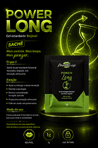 GEL RETARDANTE POWER LONG SACHÊ 1G PROVOKE-ME