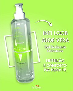 GEL DESLIZANTE CORPORAL INTI LOOB ALOE VERA 200ML HOT FLOWERS