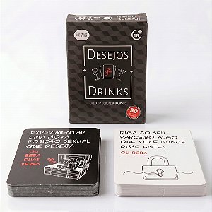 JOGO DE BEBER PARA CASAIS DESEJOS E DRINKS