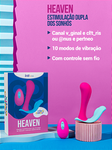 VIBRADOR MULTIFUNCIONAL COM CONTROLE REMOTO HEAVEN COLLORS INTT