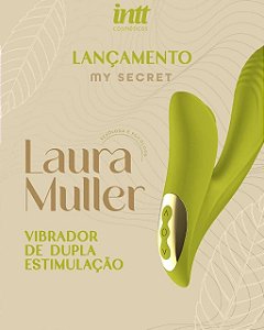 VIBRADOR COM DUPLA ESTIMULAÇÃO MY SECRET BY LAURA MULLER INTT
