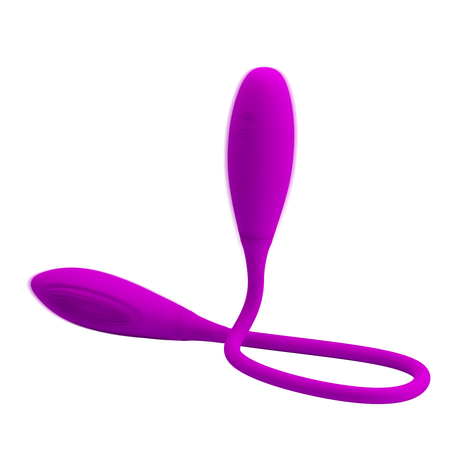 VIBRADOR FLEXÍVEL DUPLO SNAKY VIBE PRETTY LOVE