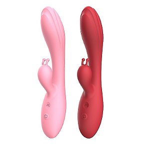 VIBRADOR DE PONTO G E CLITÓRIS TARK SI