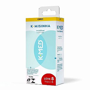 PRESERVATIVO INVISÍVEL LEVE 8 PAGE 6 UNIDADES K-MISINHA K-MED