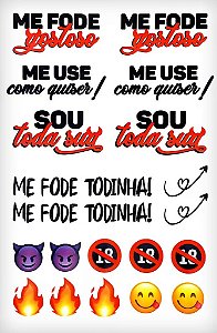 TATUAGEM TEMPORÁRIA UNITARIA AVULSA - MODELO TAT02
