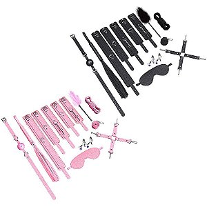 KIT SADO ERÓTICO COM PELUCIA 11 PEÇAS SI