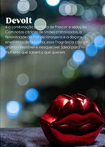 PERFUME DA SEDUÇÃO E PODER FEMININO DEVOLT 30ML PROVOKE-ME