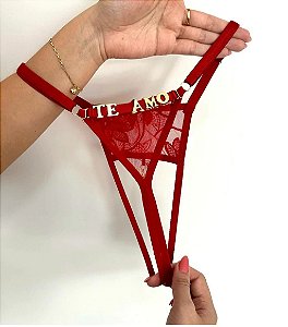 CALCINHA PERSONALIZAVÉL SECRETÁRIA TULE PETALA