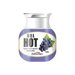 GEL HOT TÉRMICO ESQUENTA COMESTÍVEL 35ML HOT FLOWERS
