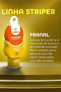 GEL DESSENSIBILIZANTE EXTRA FORTE PRANAL LINHA STRIPER 8G INTT