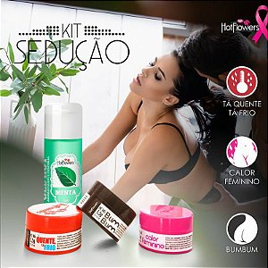 KIT SEDUÇÃO FUNCIONAL HOT FLOWERS