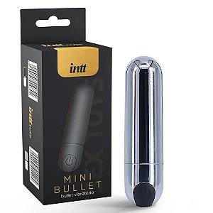MINI BULLET PRATA RECARREGAVEL COM 10 MODOS INTT