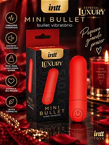 MINI BULLET SUPER POTENTE RECARREGAVEL INTT LUXURY VERMELHO