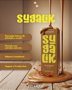 GEL SUGADOR LÍQUIDO SUGALIK DOCE DE LEITE 15G FEITIÇOS