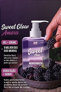 GEL CREME HIDRATANTE PARA VIRILHA SWEET GLOW AMORA 240ML INTT