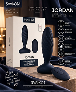 PLUG ANAL COM MOVIMENTO E CONTROLE E APP JORDAN SVAKOM