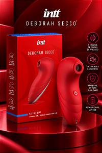VIBRADOR DE ONDA DE PRESSÃO KISS MY CLIT BY DEBORAH SECCO INTT