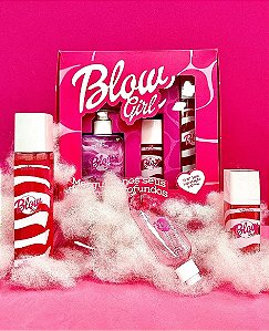KIT BLOW GIRL - GEL BODY SPLASH PERFUME E CHAVEIRO HOT FLOWERS