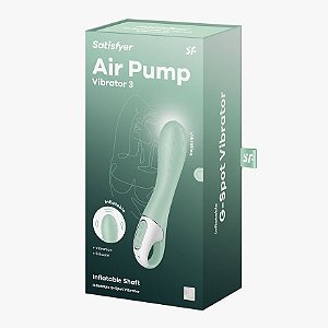 VIBRADOR INFLAVÉL AIR PUMP VIBRATOR 3 SATISFYER