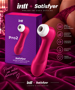 VIBRADOR SUGADOR SATISFYER PRO 2 INTT ROSA