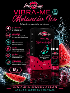 GEL ELETRIZANTE BEIJÁVEL VIBRA-ME MELANCIA ICE 15G PROVOKE-ME