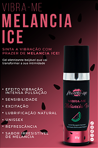 GEL ELETRIZANTE BEIJÁVEL VIBRA-ME MELANCIA ICE 15G PROVOKE-ME