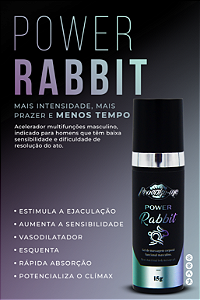 GEL POTENCIALIZADOR MASCULINO POWER RABBIT 15G PROVOKE-ME