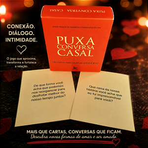 JOGO PUXA CONVERSA CASAL 100 CARTAS
