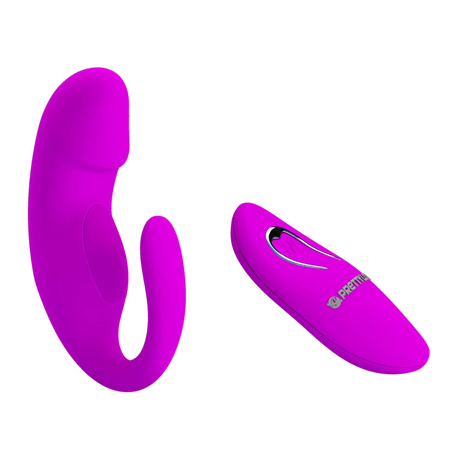 VIBRADOR DE CASAL COM CONTROLE SEM FIO TIFFANY PRETTY LOVE