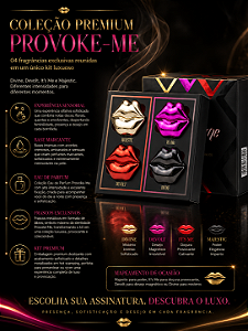 KIT 04 PERFUMES AFORDISIACOS SIGNATURE COLLECTION PROVOKE-ME