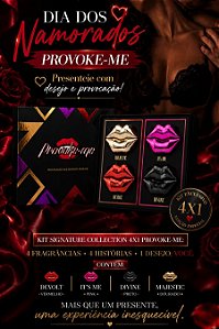KIT 04 PERFUMES AFORDISIACOS SIGNATURE COLLECTION PROVOKE-ME