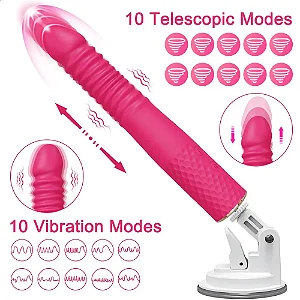 VIBRADOR COM BASE DE APOIO SEX MACHINE VIA APP