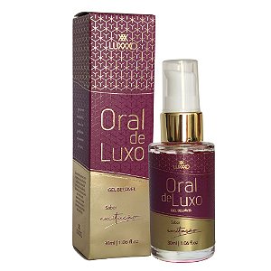 GEL TÉRMICO BEIJÁVEL SABOR EXCITAÇÃO MAÇA DO AMOR ORAL DE LUXO 30G LUXXXO