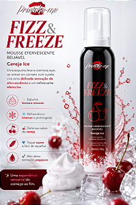 MOUSSE EFERCESCENTE BEIJÁVEL CEREJA ICE FIZZ & FREEZE 166ML PROVOKE-ME