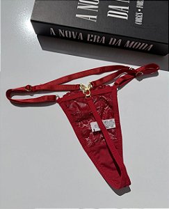 CALCINHA PERSONALIZAVEL COM PINGENTE DE COELHO PLAYBOY