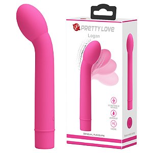 MINI VIBRADOR DE PONTO G LOGAN PRETTY LOVE