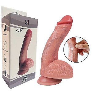 PÊNIS SUPER REALISTICO TOQUE DE PELE 20,0X4,1 SI