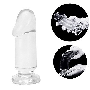 PLUG ANAL EM SILICONE 16,5 X 5,2 CM SI