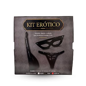 KIT ERÓTICO COM CALCINHA PRETA